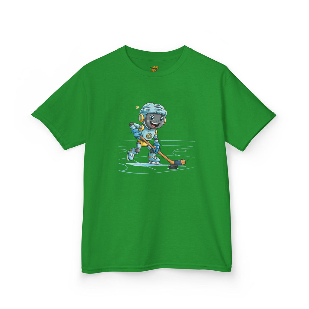 KidBots Hockey H, Youth / Kids T-Shirt, Sports Lover Gift, Fun Summer Wear, Birthday Gift, Playtime Apparel