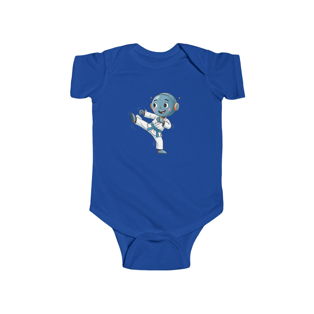 KidBots Sports - Football / Karate B -  Baby Bodysuit, Adorable Infant Onesie with Playful Design, Perfect for Baby Showers, Birthdays, Everyday Wear, Gifts