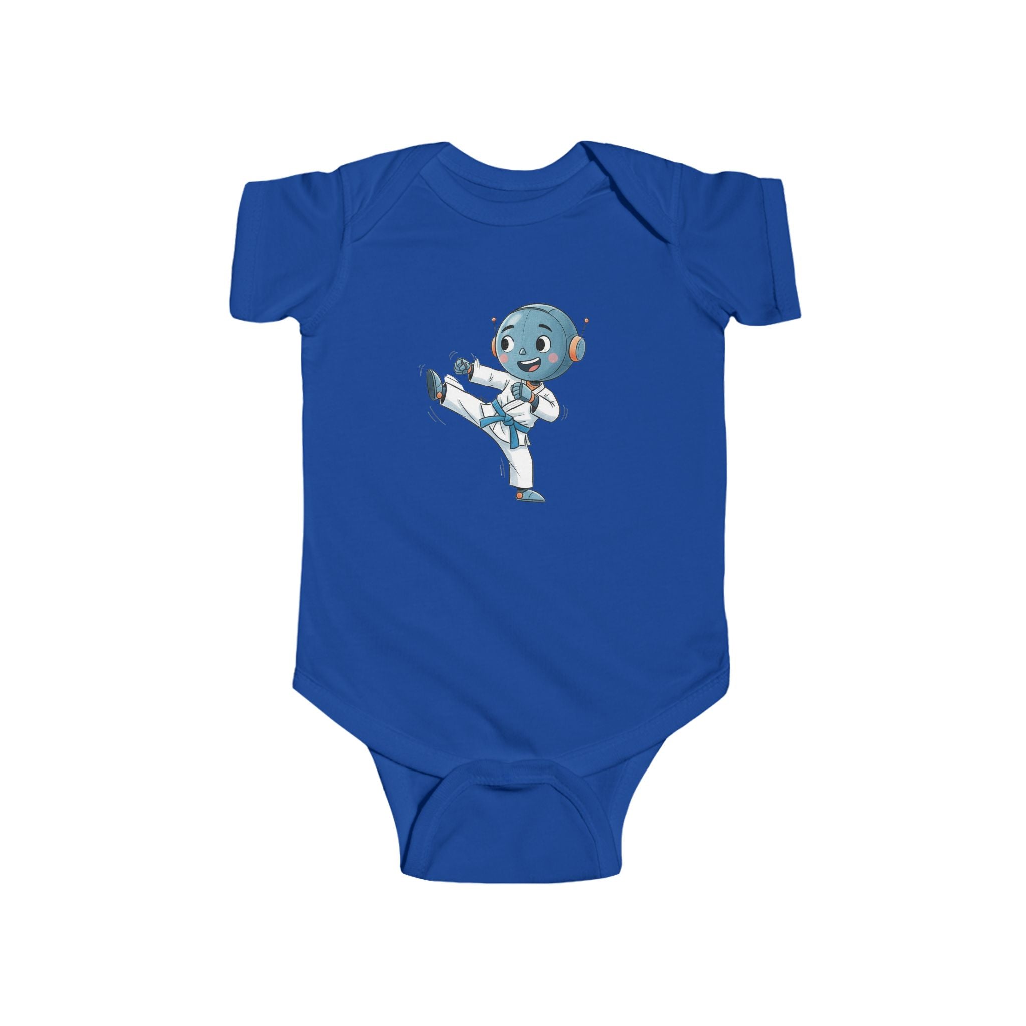 KidBots Sports - Football / Karate B -  Baby Bodysuit, Adorable Infant Onesie with Playful Design, Perfect for Baby Showers, Birthdays, Everyday Wear, Gifts