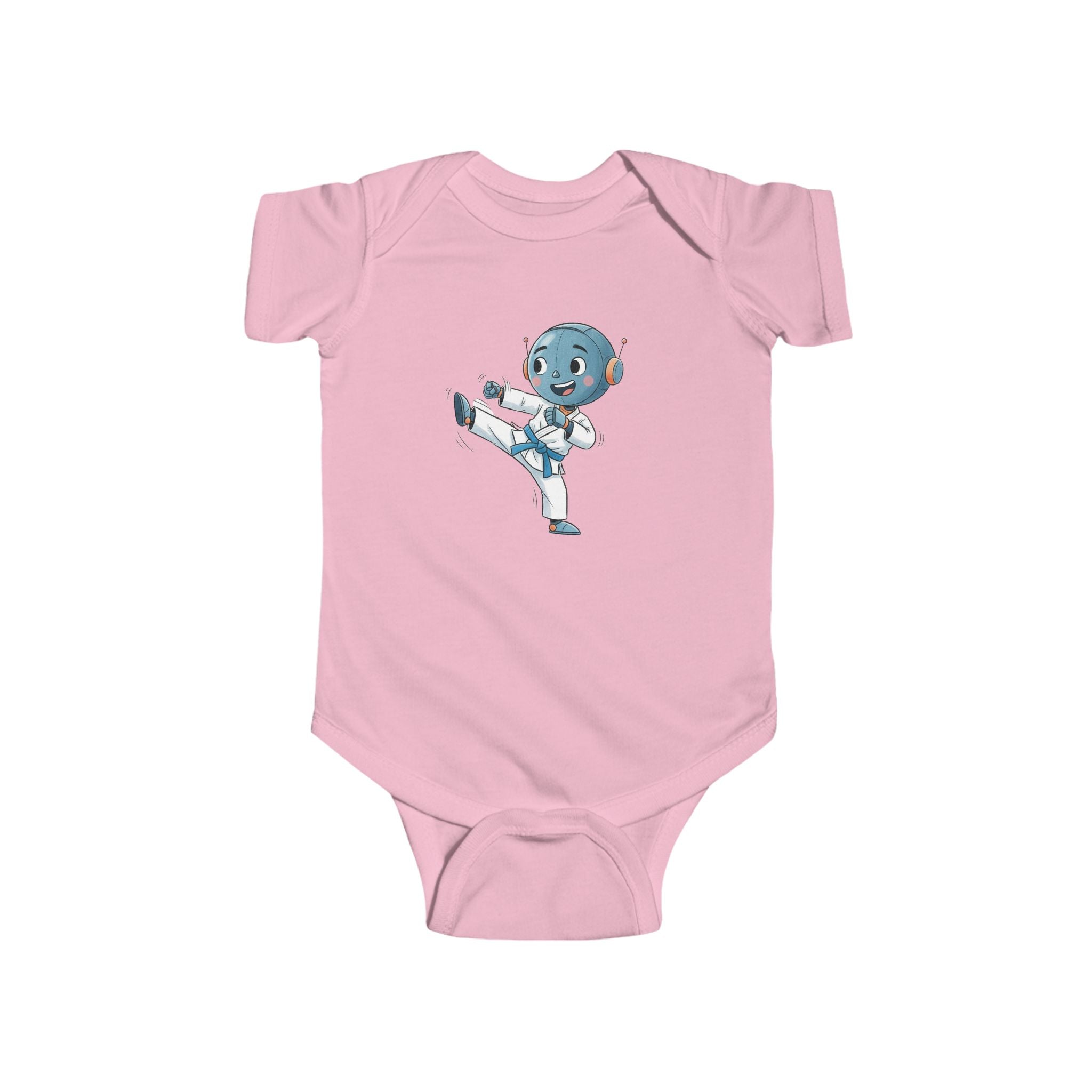 KidBots Sports - Football / Karate B -  Baby Bodysuit, Adorable Infant Onesie with Playful Design, Perfect for Baby Showers, Birthdays, Everyday Wear, Gifts