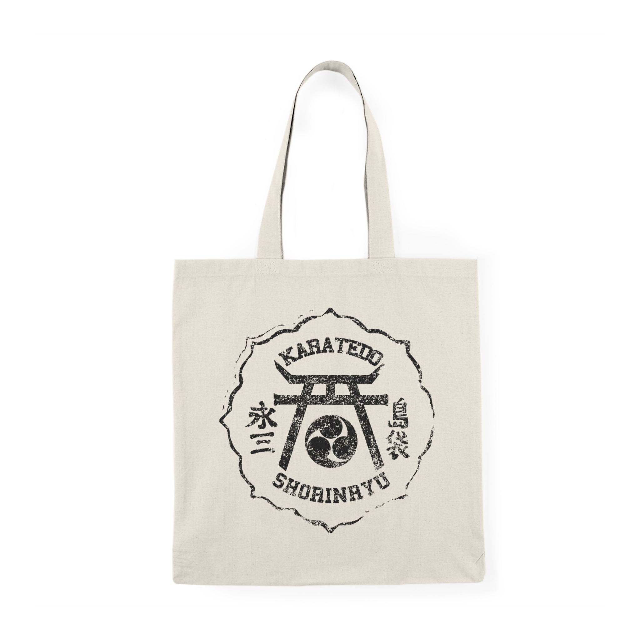 Karate-Themed Natural Tote Bag, Eco-Friendly Shopping Bag, Martial Arts Gift, Gym Gear, Workout Tote, Daily Use Bag