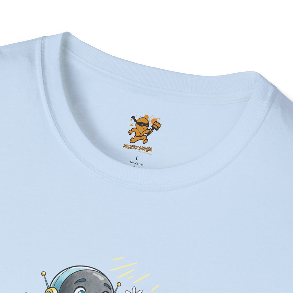 KidBots Happy Puppy Dance Adult Size Unisex Softstyle T-Shirt | Fun Robot and Dog Design | Gift for Kids and Pet Lovers, Casual Wear, Birthday, Every [...]
