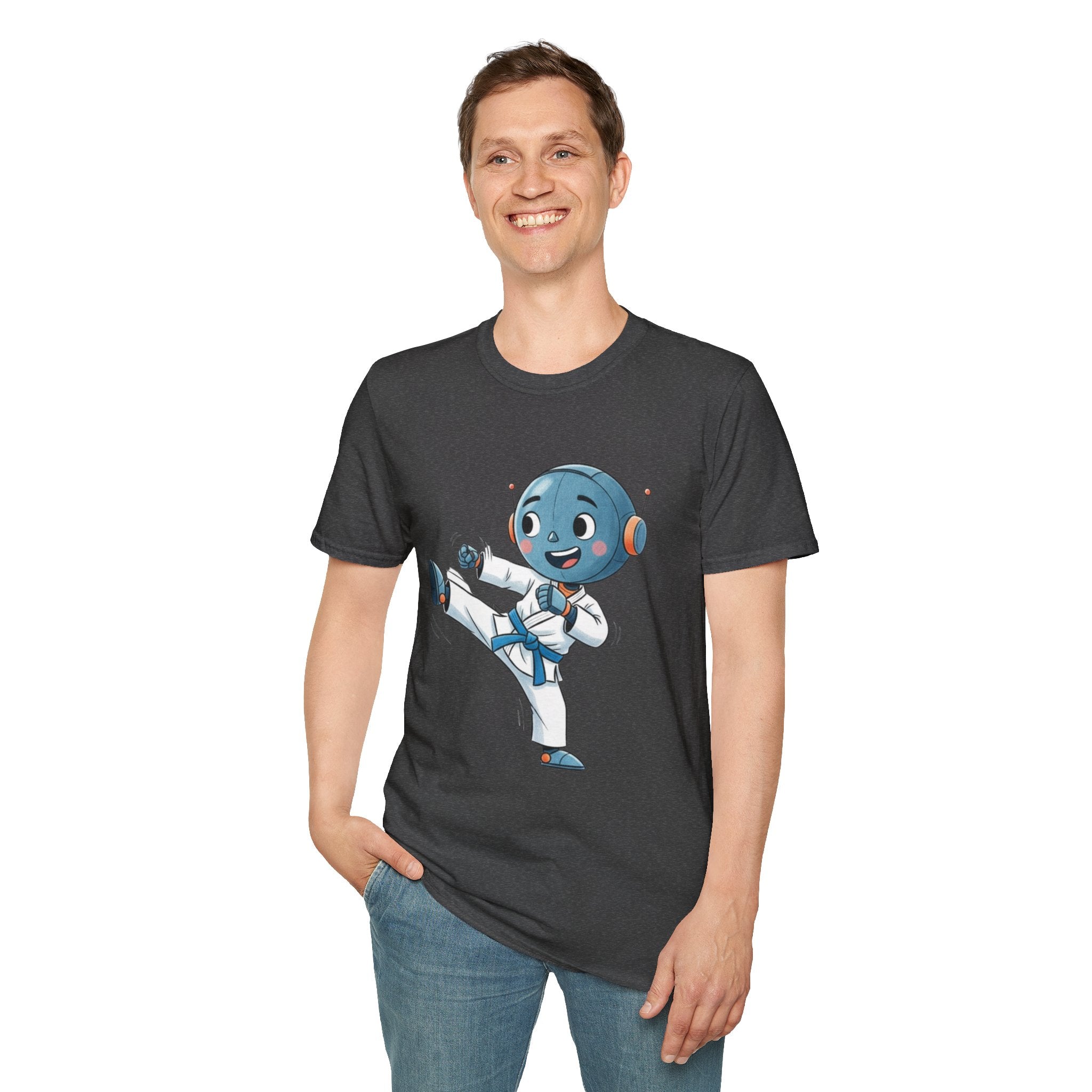 KidBots Karate B Adult Unisex Softstyle T-Shirt | Fun Robot Sports Design | Gift for Teens and Adults, Sports Lovers, Casual Wear, Birthday, Every [...]
