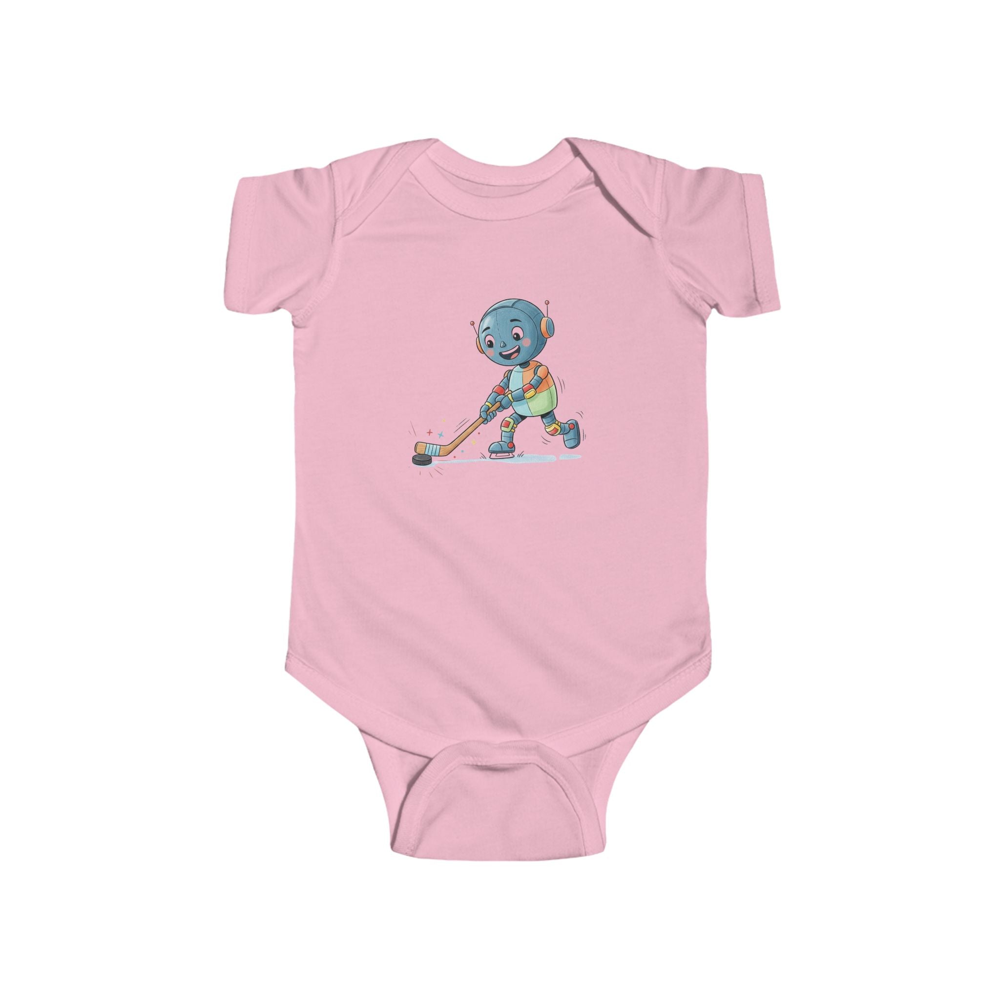 KidBots Sports - Ice Hockey G -  Baby Bodysuit, Adorable Infant Onesie with Playful Design, Perfect for Baby Showers, Birthdays, Everyday Wear, Gifts