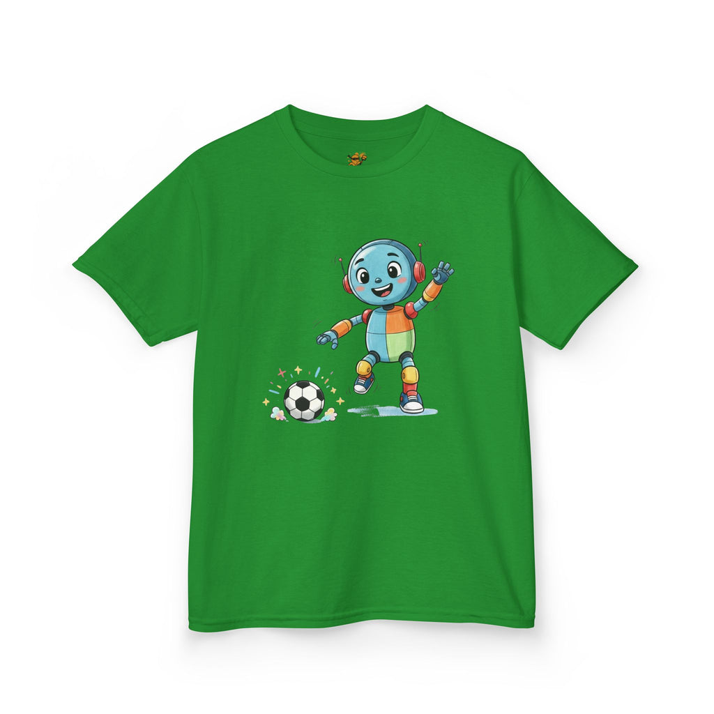 KidBots Football / Soccer, Youth / Kids T-Shirt, Sports Lover Gift, Fun Summer Wear, Birthday Gift, Playtime Apparel