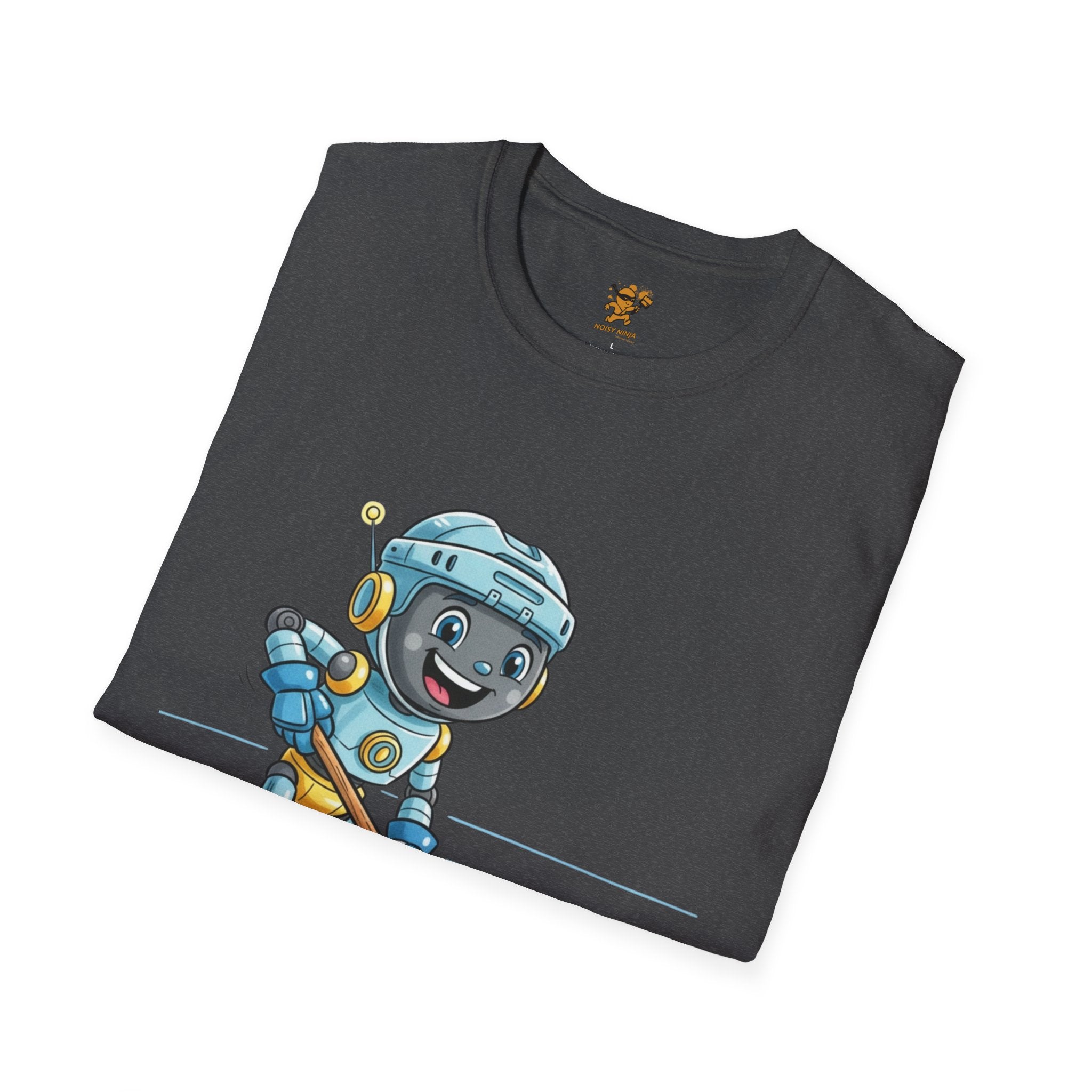KidBots Hockey H Adult Unisex Softstyle T-Shirt | Fun Robot Sports Design | Gift for Teens and Adults, Sports Lovers, Casual Wear, Birthday, Every [...]