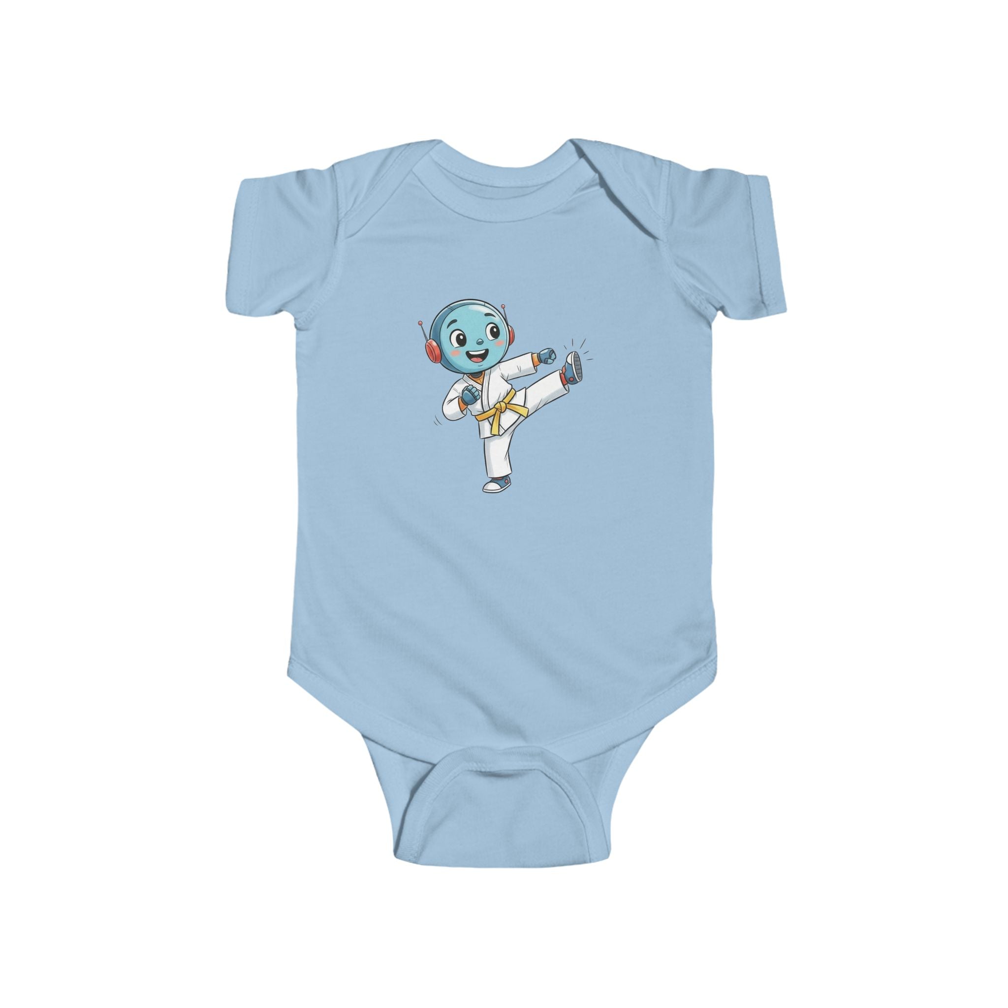 KidBots Sports - Football / Karate Y -  Baby Bodysuit, Adorable Infant Onesie with Playful Design, Perfect for Baby Showers, Birthdays, Everyday Wear, Gifts