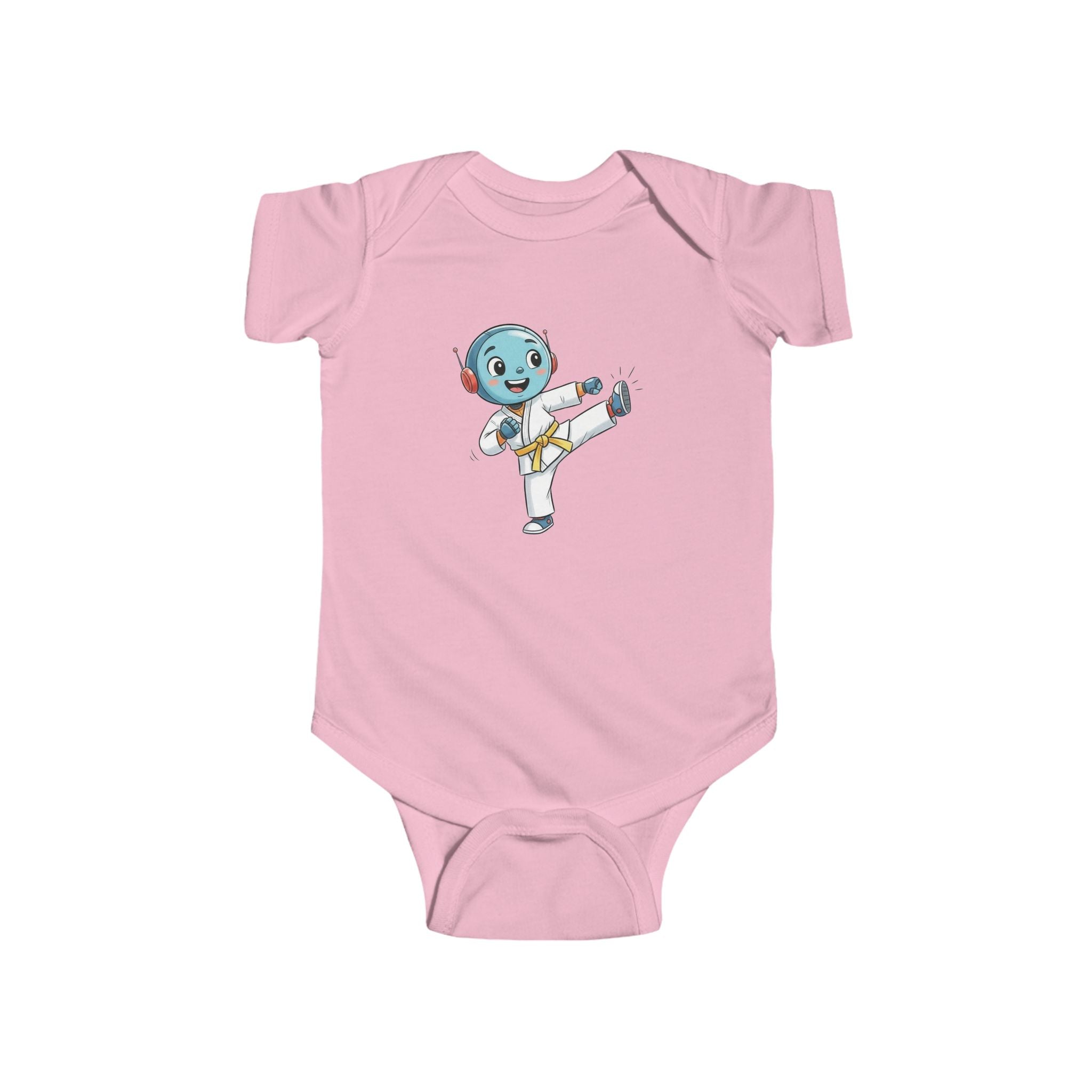 KidBots Sports - Football / Karate Y -  Baby Bodysuit, Adorable Infant Onesie with Playful Design, Perfect for Baby Showers, Birthdays, Everyday Wear, Gifts