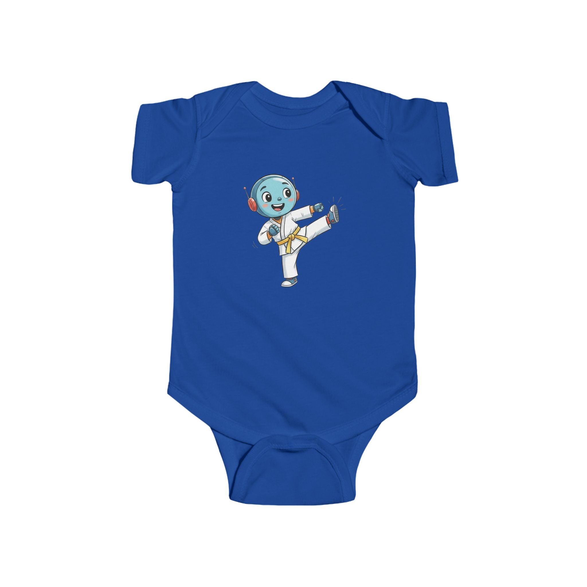 KidBots Sports - Football / Karate Y -  Baby Bodysuit, Adorable Infant Onesie with Playful Design, Perfect for Baby Showers, Birthdays, Everyday Wear, Gifts