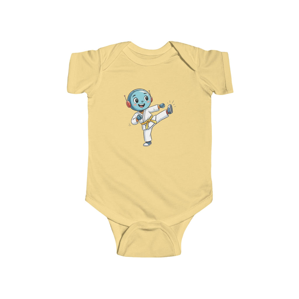 KidBots Sports - Football / Karate Y -  Baby Bodysuit, Adorable Infant Onesie with Playful Design, Perfect for Baby Showers, Birthdays, Everyday Wear, Gifts