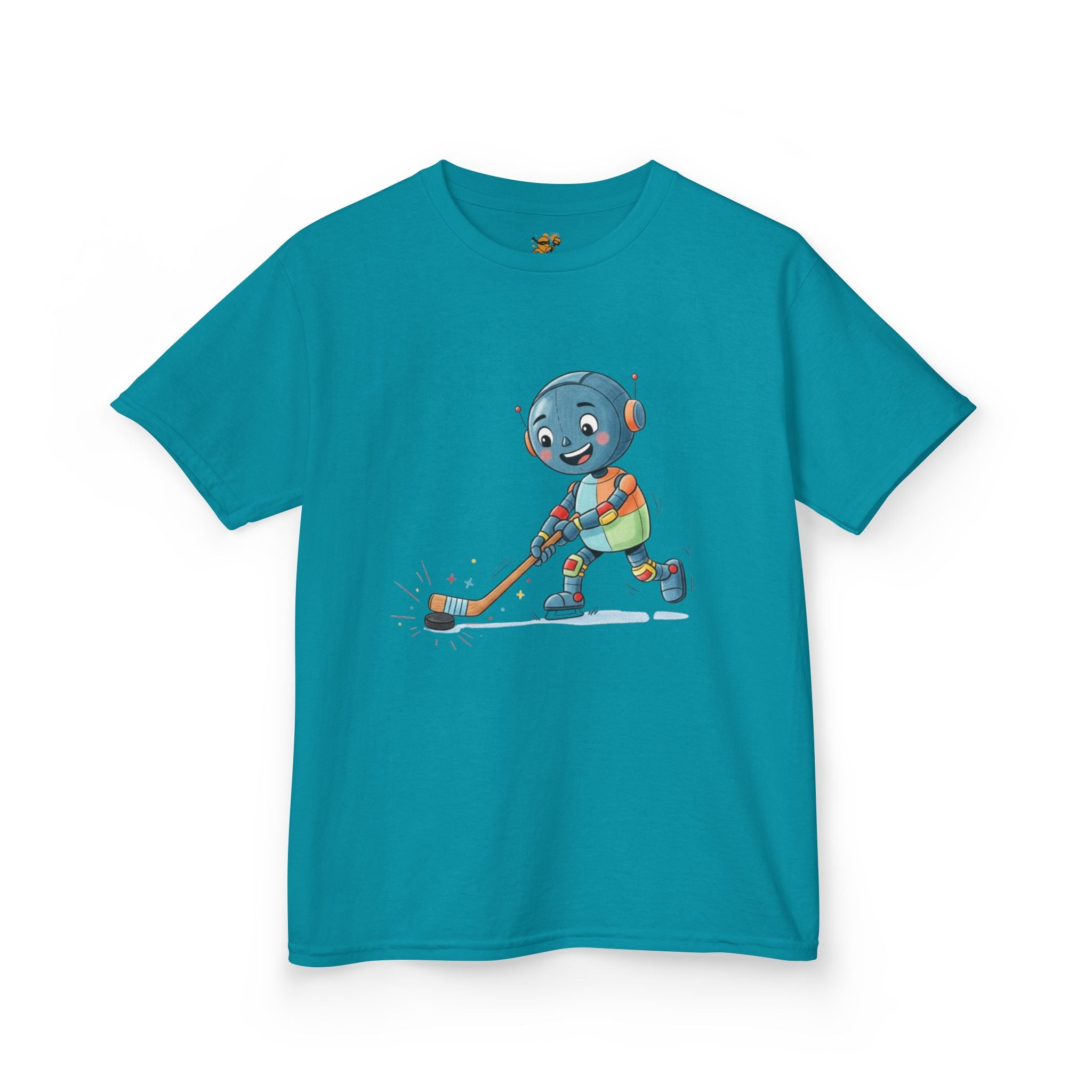KidBots Hockey G, Youth / Kids T-Shirt, Sports Lover Gift, Fun Summer Wear, Birthday Gift, Playtime Apparel