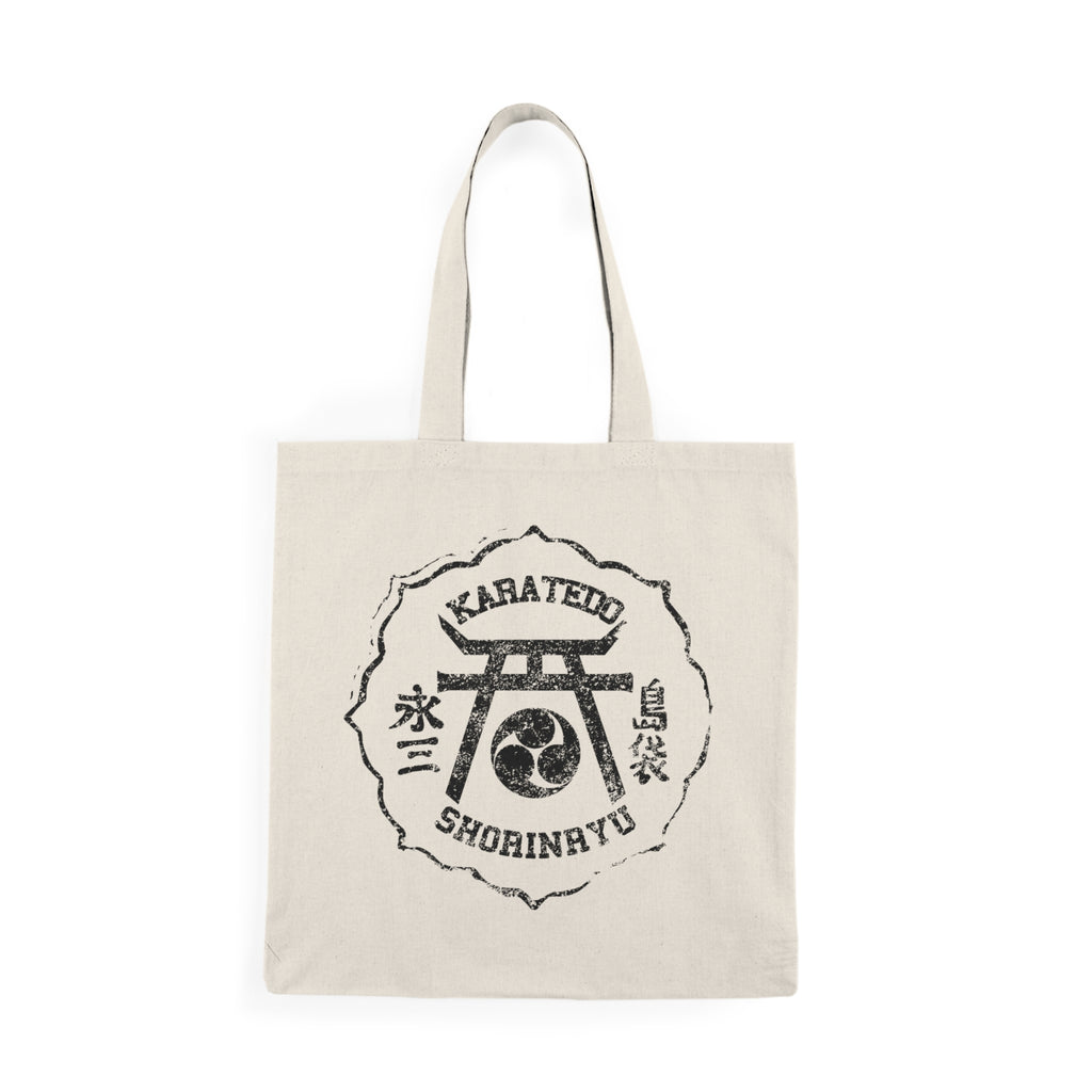Karate-Themed Natural Tote Bag, Eco-Friendly Shopping Bag, Martial Arts Gift, Gym Gear, Workout Tote, Daily Use Bag