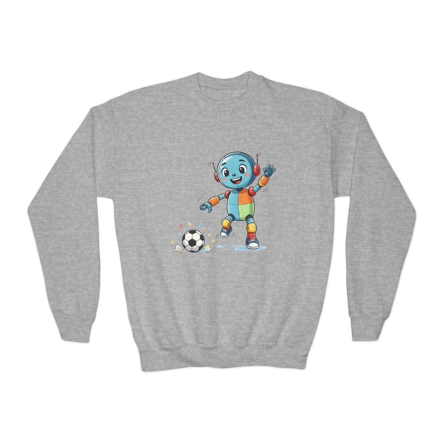 KidBots Soccer, Youth Crewneck Sweatshirt