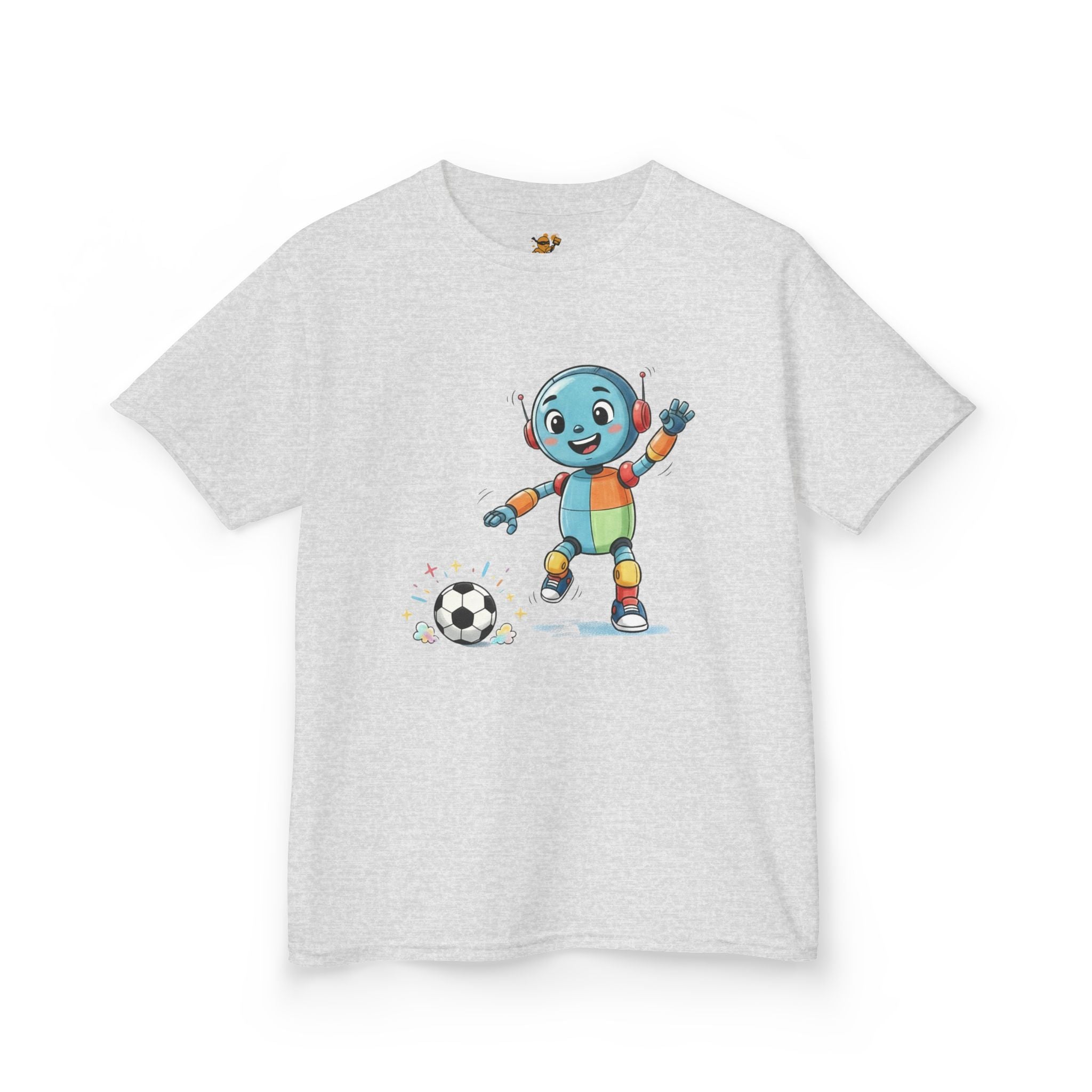 KidBots Football / Soccer, Youth / Kids T-Shirt, Sports Lover Gift, Fun Summer Wear, Birthday Gift, Playtime Apparel