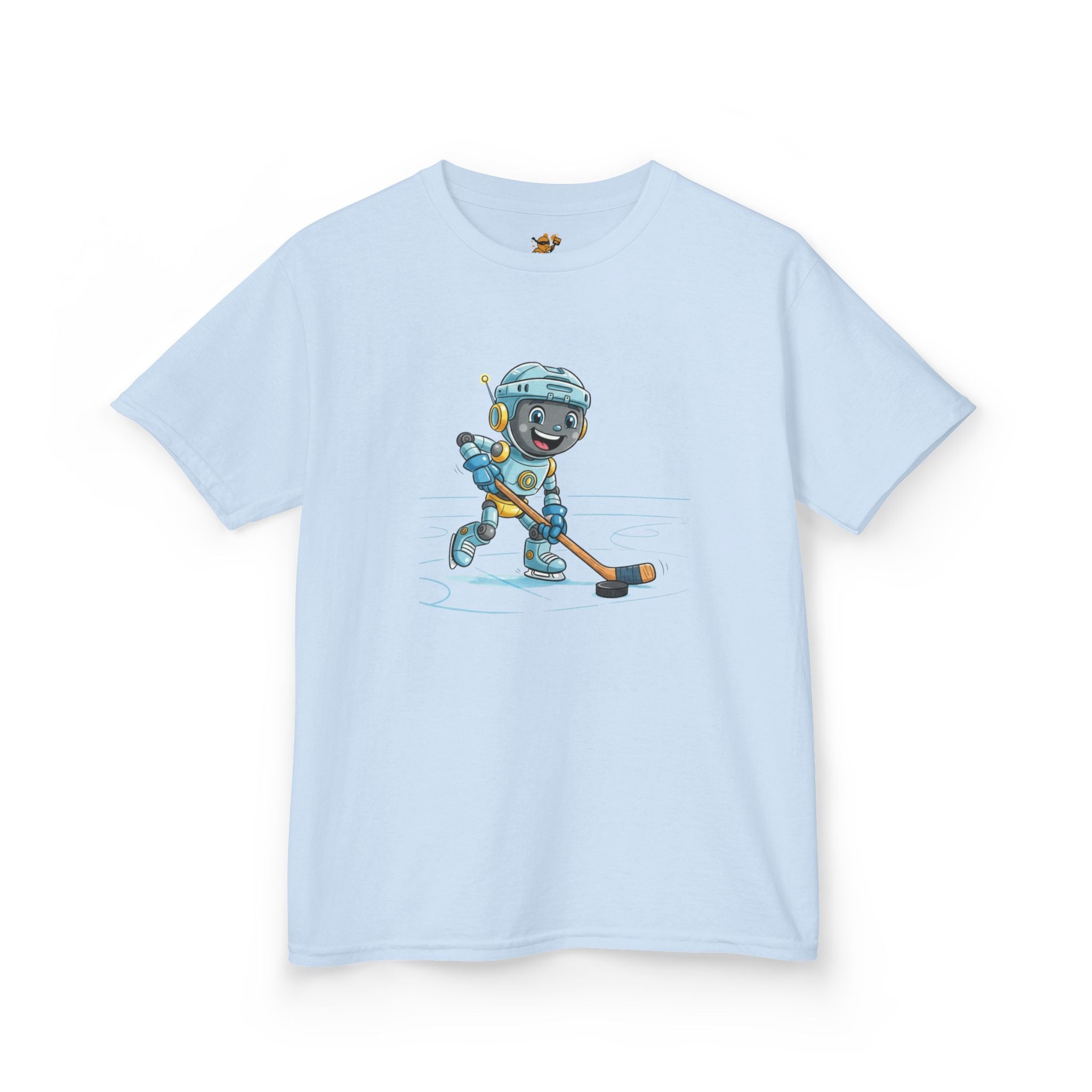 KidBots Hockey H, Youth / Kids T-Shirt, Sports Lover Gift, Fun Summer Wear, Birthday Gift, Playtime Apparel