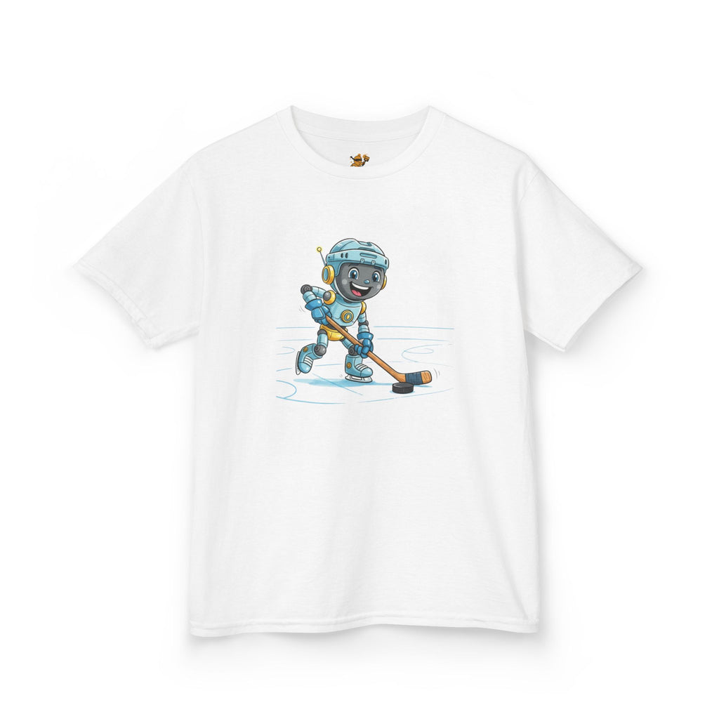 KidBots Hockey H, Youth / Kids T-Shirt, Sports Lover Gift, Fun Summer Wear, Birthday Gift, Playtime Apparel