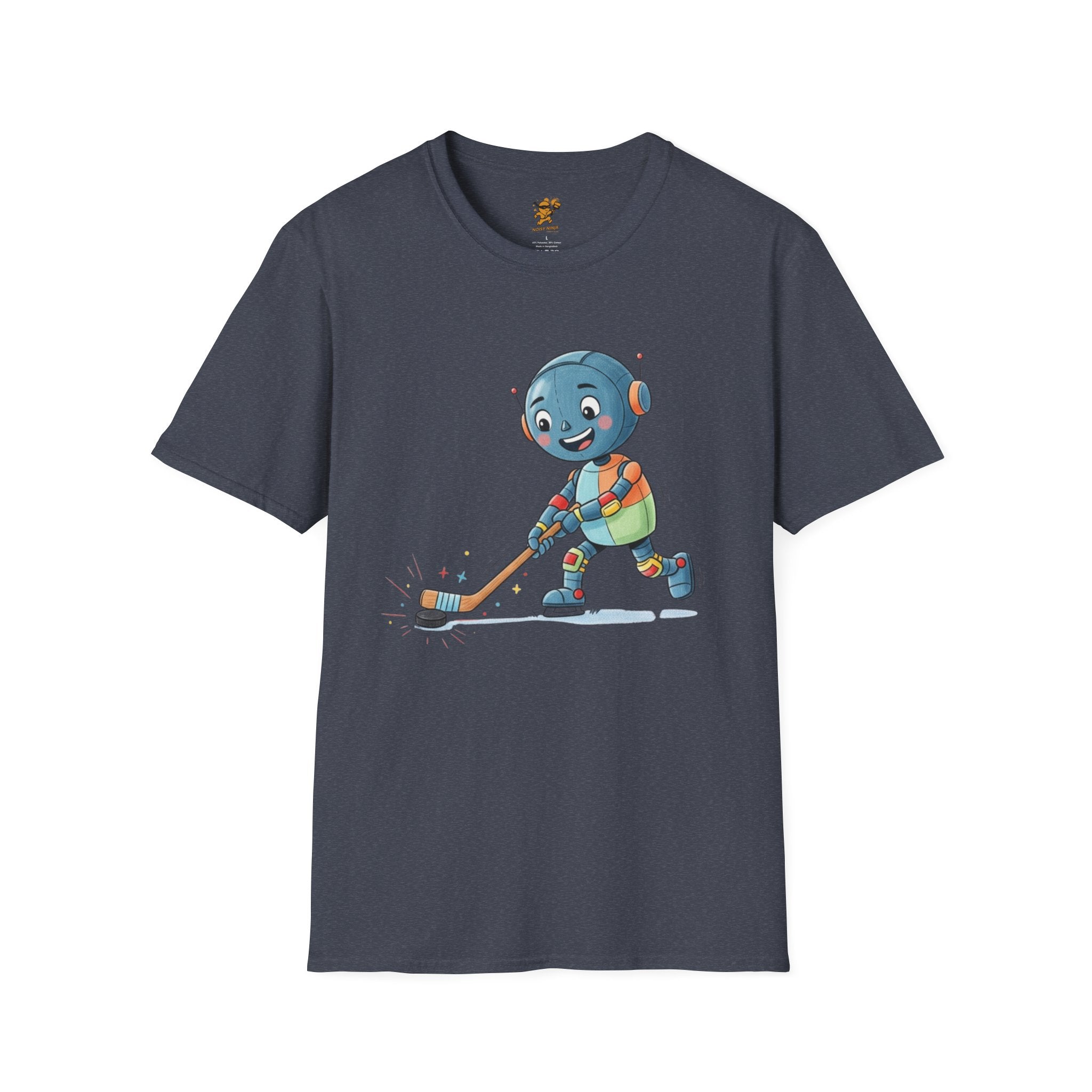 KidBots Hockey G Adult Unisex Softstyle T-Shirt | Fun Robot Sports Design | Gift for Teens and Adults, Sports Lovers, Casual Wear, Birthday, Every [...]
