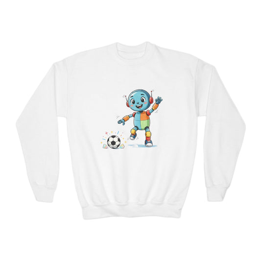 KidBots Soccer, Youth Crewneck Sweatshirt