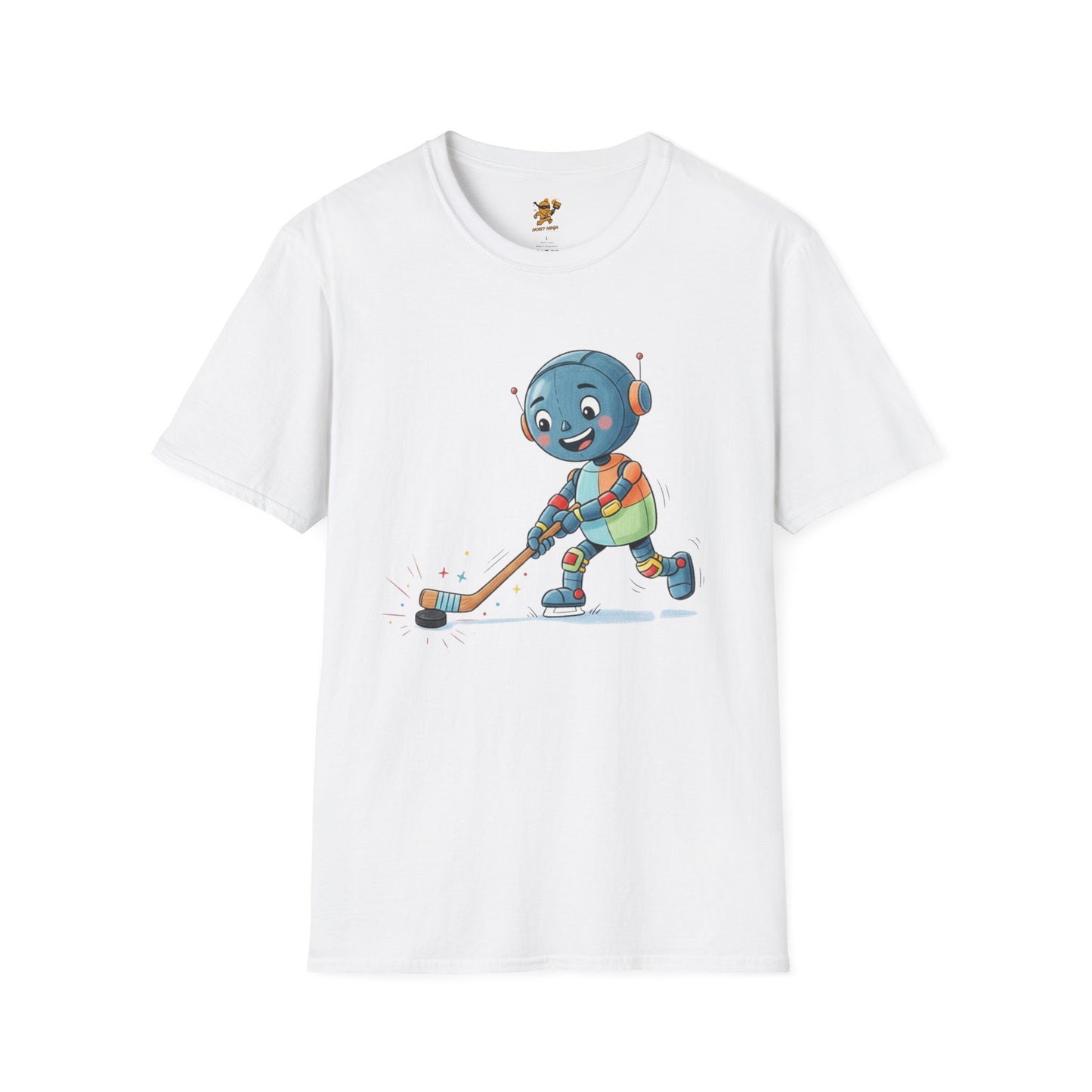 KidBots Hockey G Adult Unisex Softstyle T-Shirt