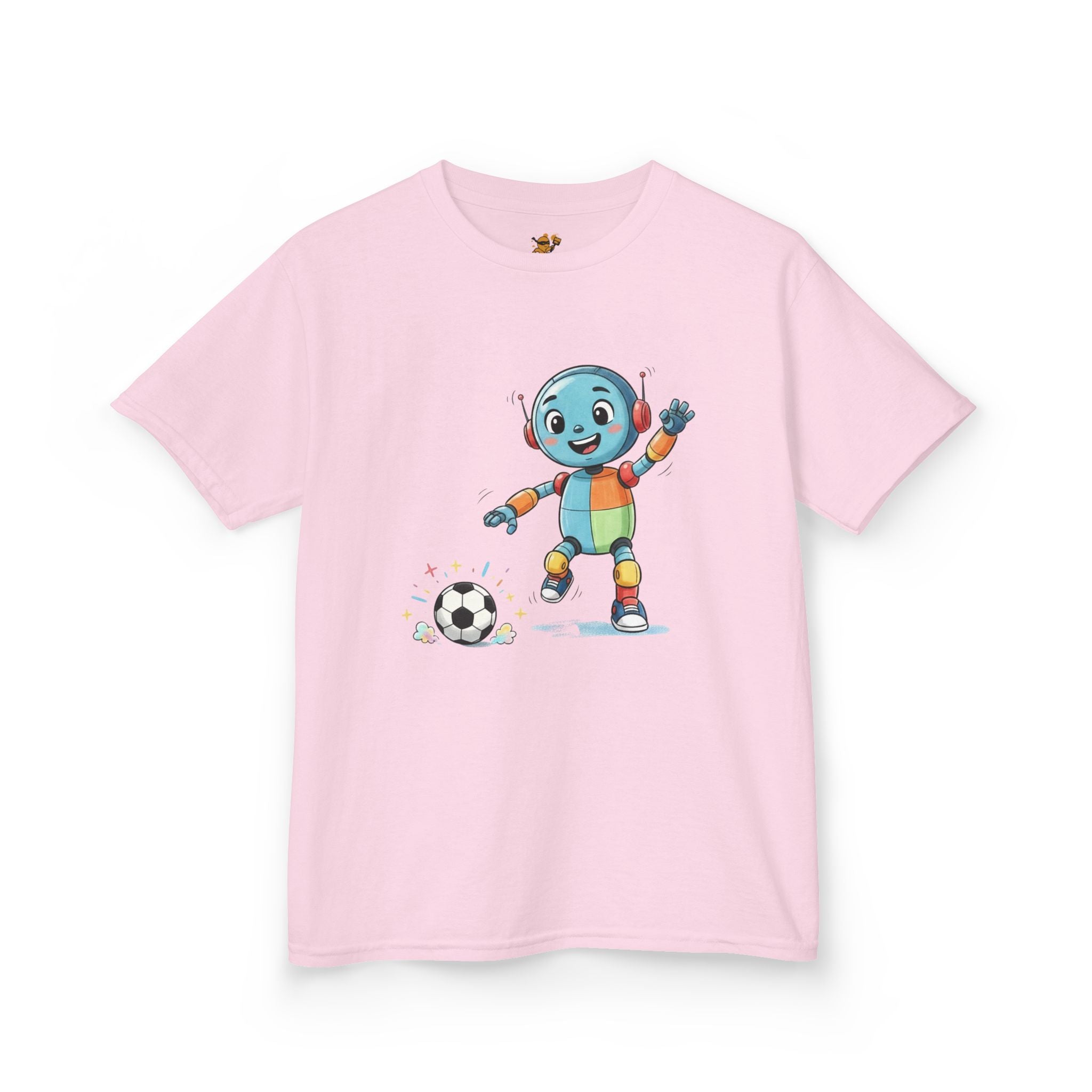 KidBots Football / Soccer, Youth / Kids T-Shirt, Sports Lover Gift, Fun Summer Wear, Birthday Gift, Playtime Apparel