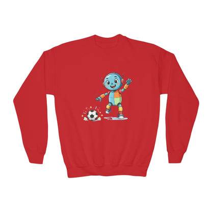 KidBots Soccer, Youth Crewneck Sweatshirt