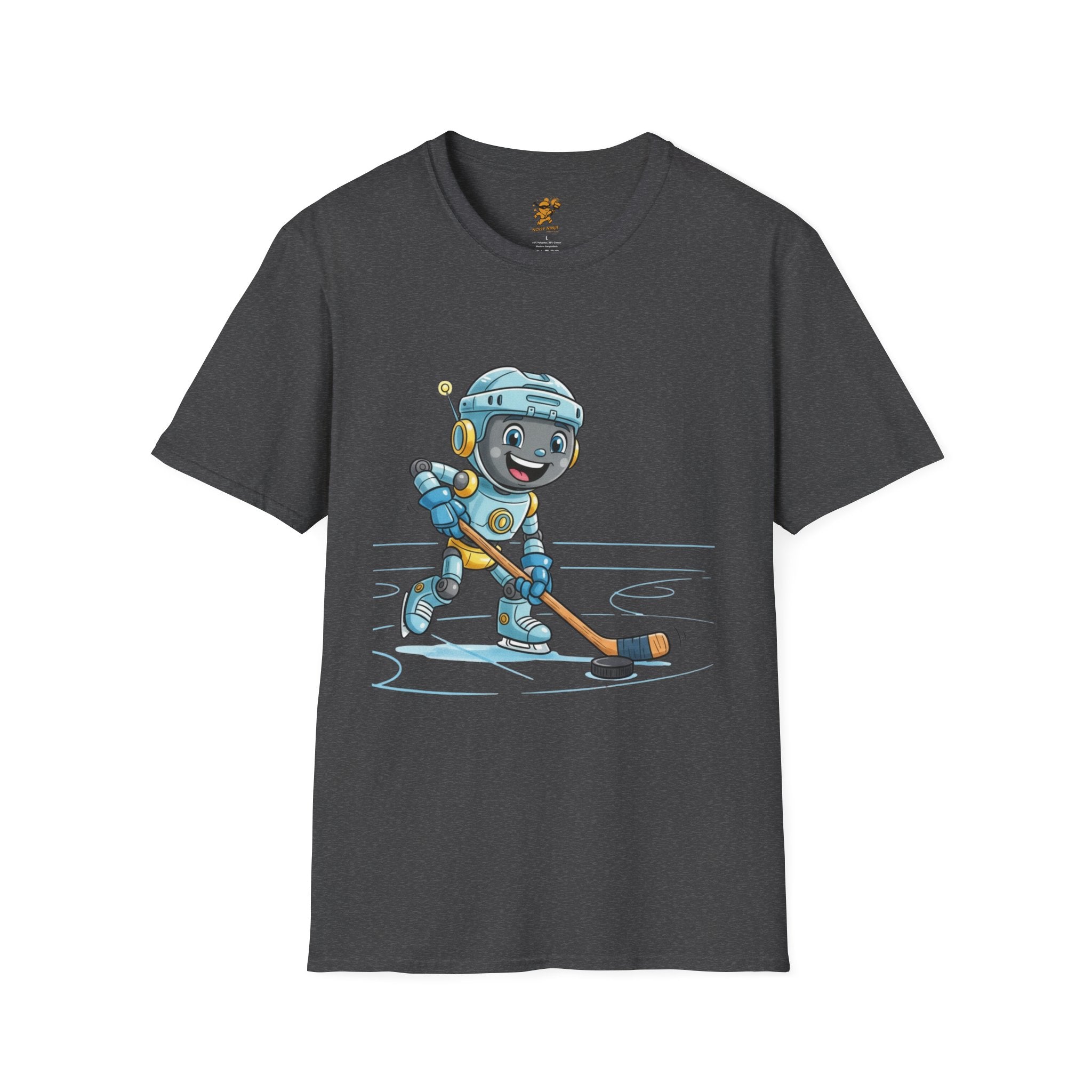 KidBots Hockey H Adult Unisex Softstyle T-Shirt | Fun Robot Sports Design | Gift for Teens and Adults, Sports Lovers, Casual Wear, Birthday, Every [...]