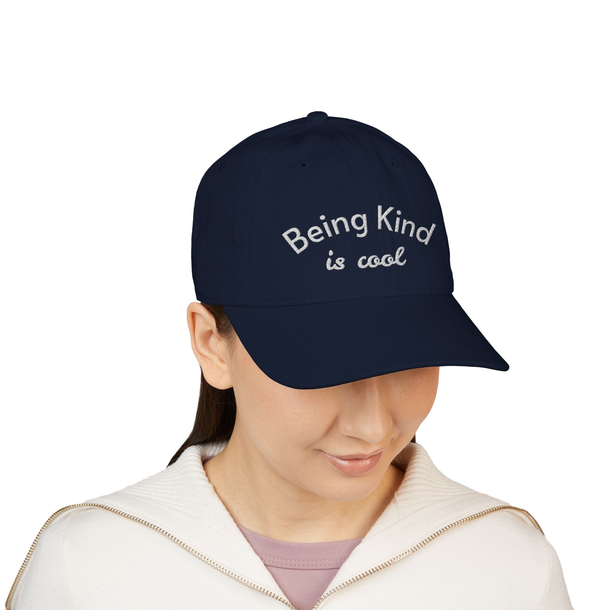 'Being Kind Is Cool' Embroidered Baseball Cap