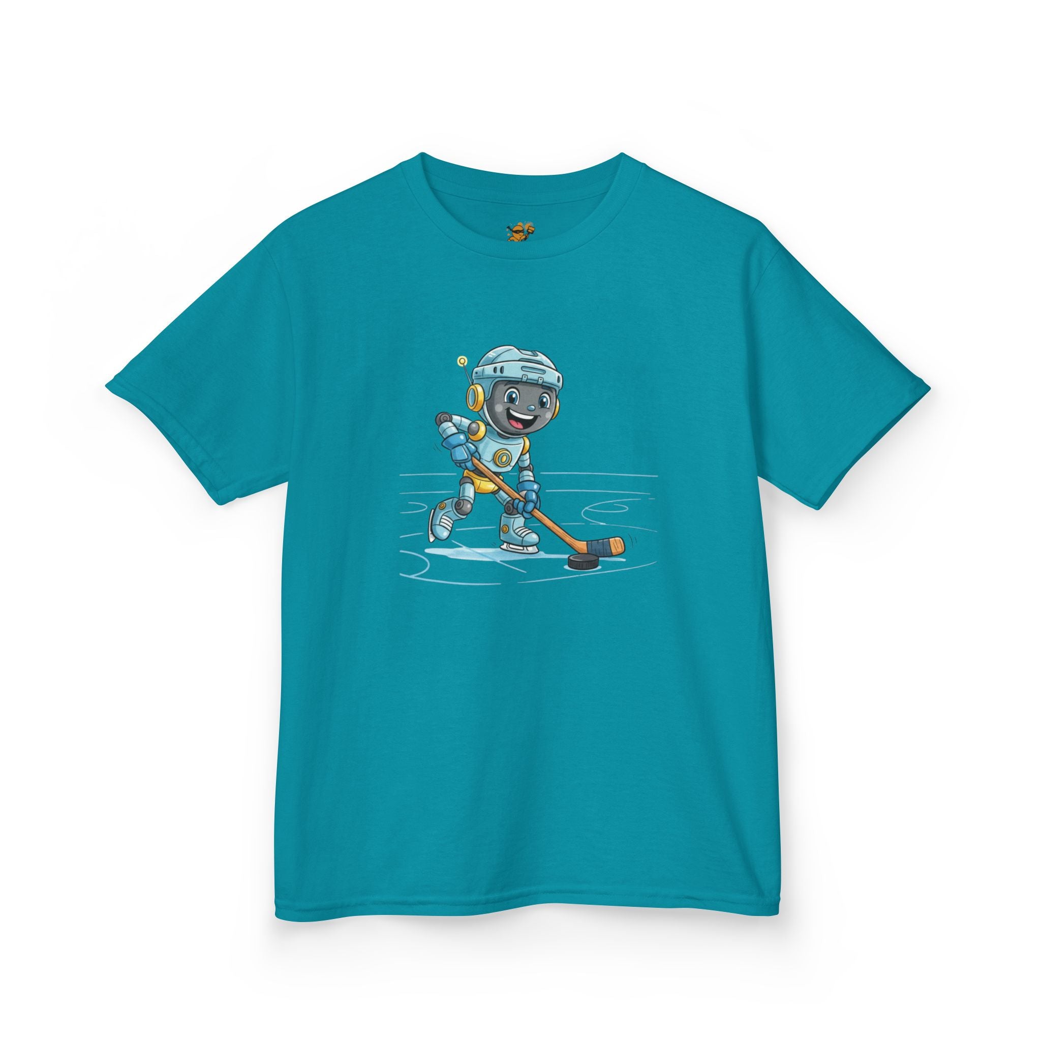 KidBots Hockey H, Youth / Kids T-Shirt, Sports Lover Gift, Fun Summer Wear, Birthday Gift, Playtime Apparel