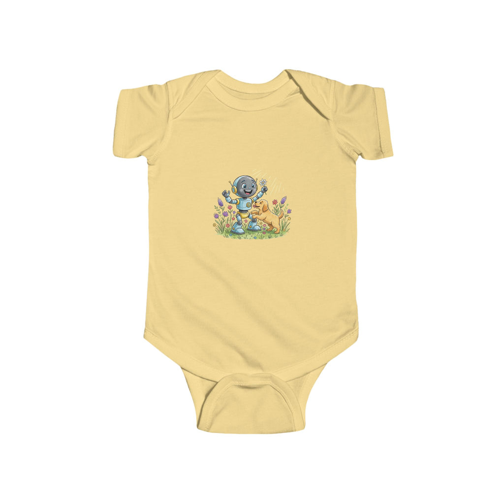 KidBots Puppy Love Baby Bodysuit, Adorable Infant Onesie with Playful Design, Perfect for Baby Showers, Birthdays, Everyday Wear, Gifts