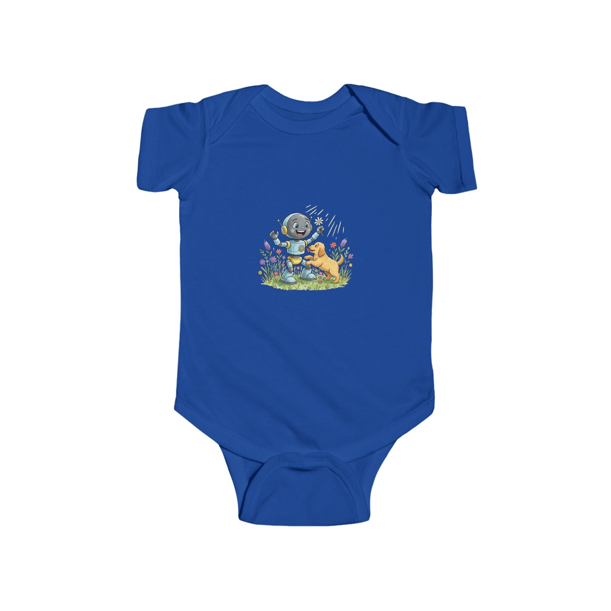 KidBots Puppy Love Baby Bodysuit, Adorable Infant Onesie with Playful Design, Perfect for Baby Showers, Birthdays, Everyday Wear, Gifts