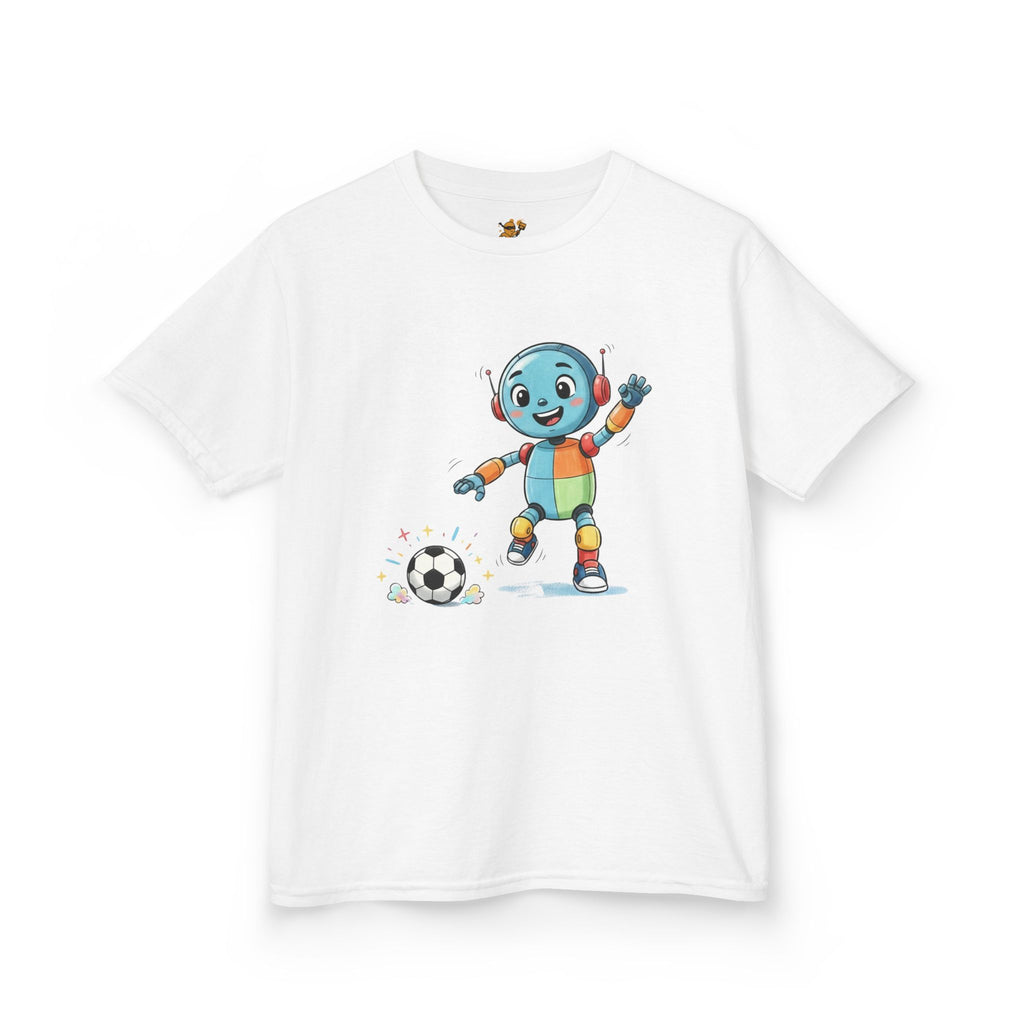 KidBots Football / Soccer, Youth / Kids T-Shirt, Sports Lover Gift, Fun Summer Wear, Birthday Gift, Playtime Apparel