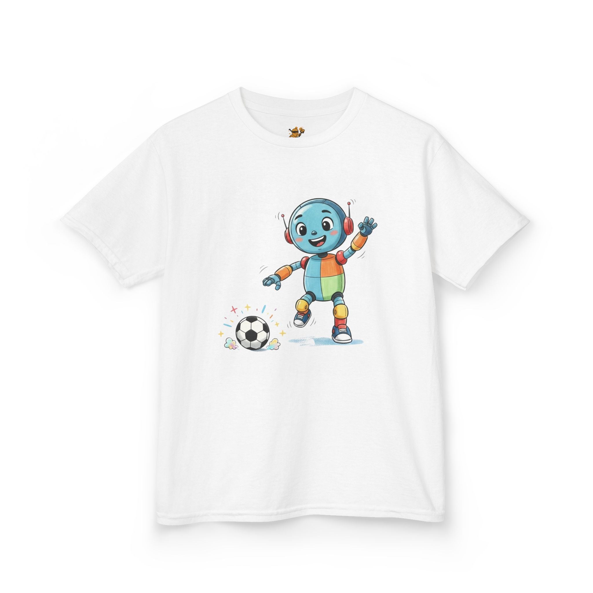 KidBots Football / Soccer, Youth / Kids T-Shirt, Sports Lover Gift, Fun Summer Wear, Birthday Gift, Playtime Apparel
