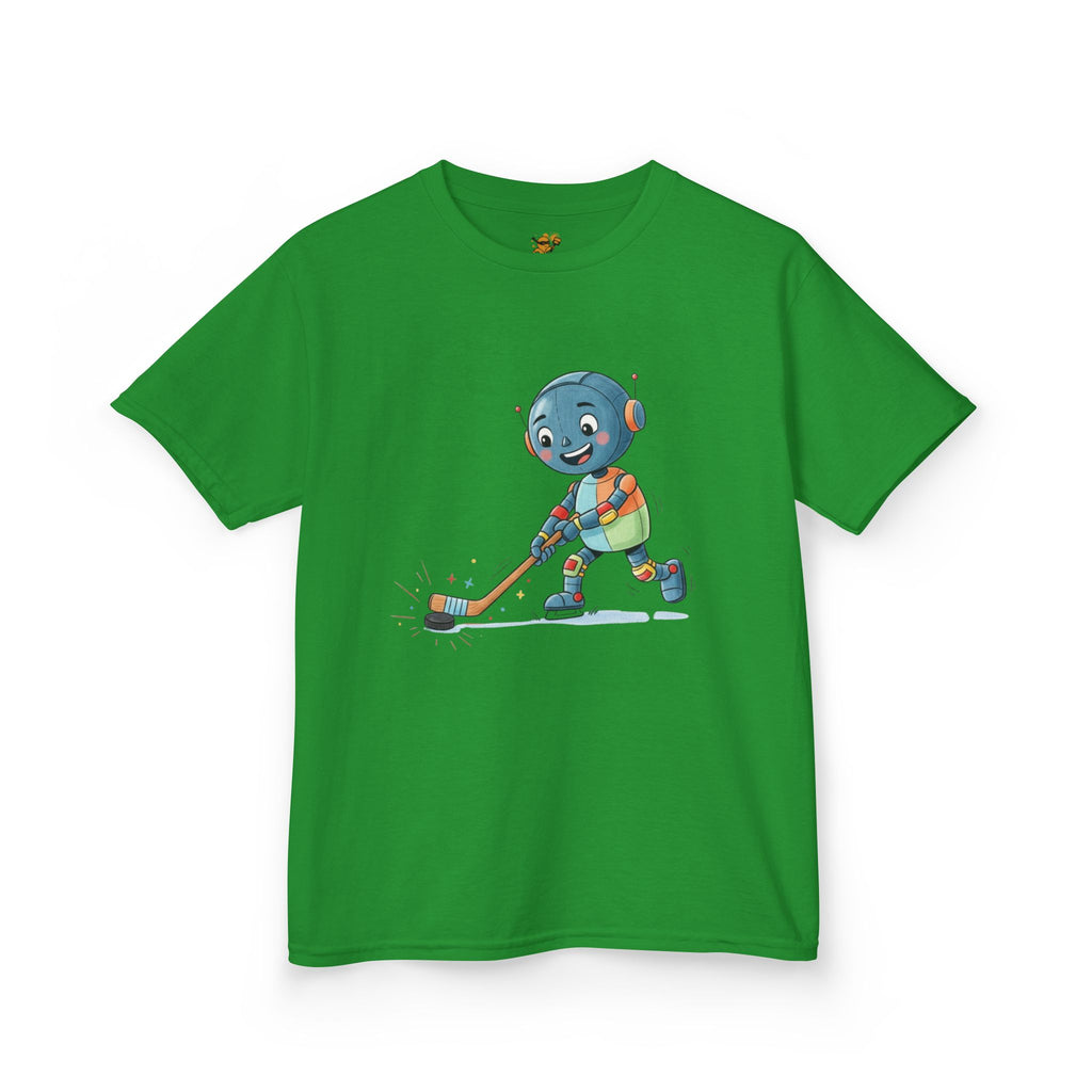 KidBots Hockey G, Youth / Kids T-Shirt, Sports Lover Gift, Fun Summer Wear, Birthday Gift, Playtime Apparel