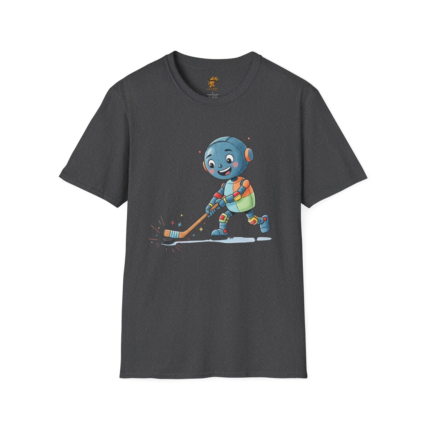 KidBots Hockey G Adult Unisex Softstyle T-Shirt