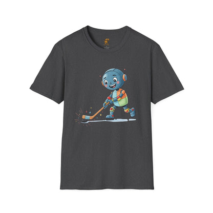 KidBots Hockey G Adult Unisex Softstyle T-Shirt