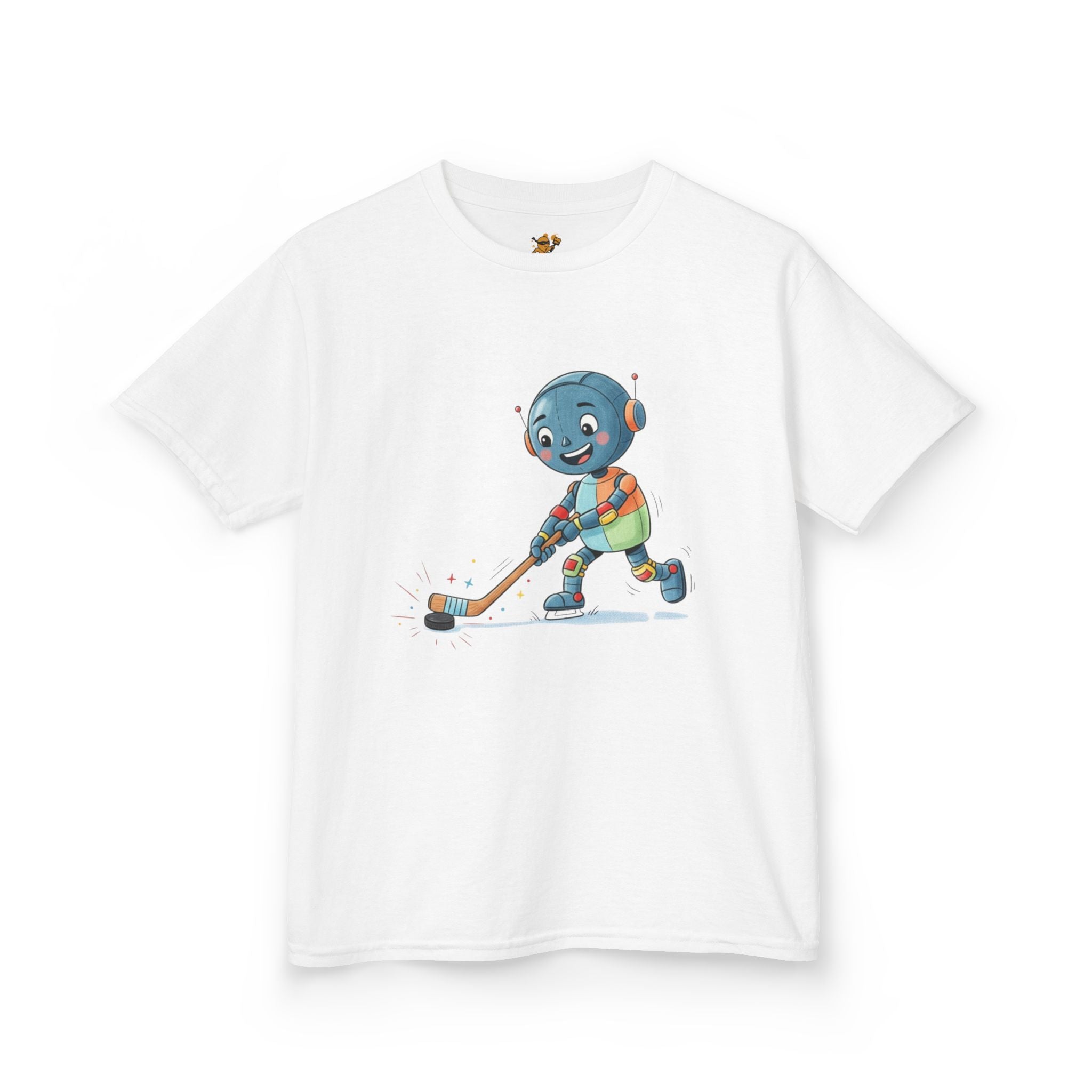 KidBots Hockey G, Youth / Kids T-Shirt, Sports Lover Gift, Fun Summer Wear, Birthday Gift, Playtime Apparel