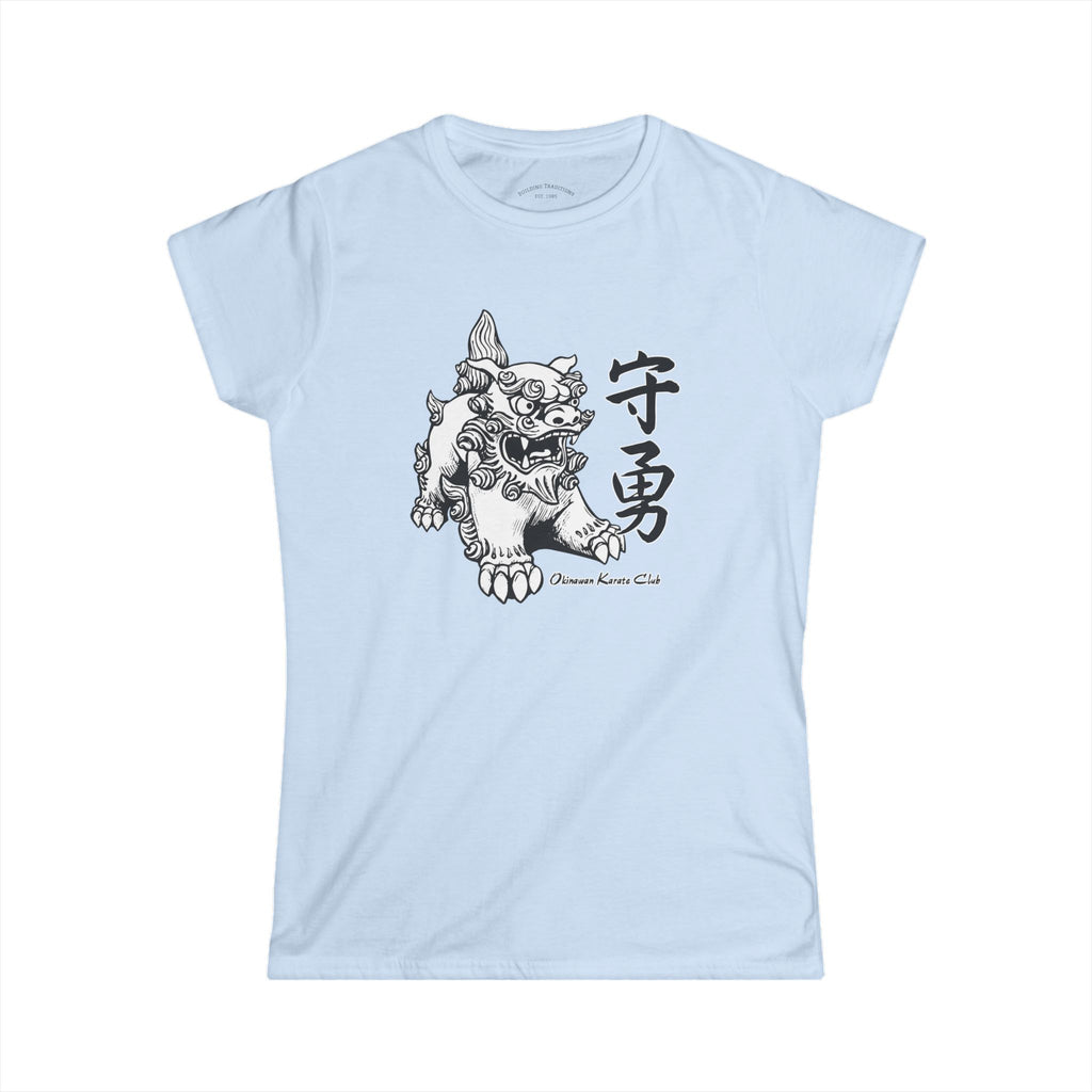 Women's Graphic Tee - Courageous Lion Graphic, Inspirational Shirt for Her, Casual Wear, Gift for Animal Lovers, Unique Softstyle Tee