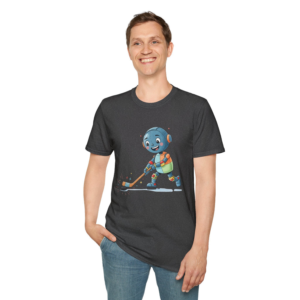 KidBots Hockey G Adult Unisex Softstyle T-Shirt | Fun Robot Sports Design | Gift for Teens and Adults, Sports Lovers, Casual Wear, Birthday, Every [...]