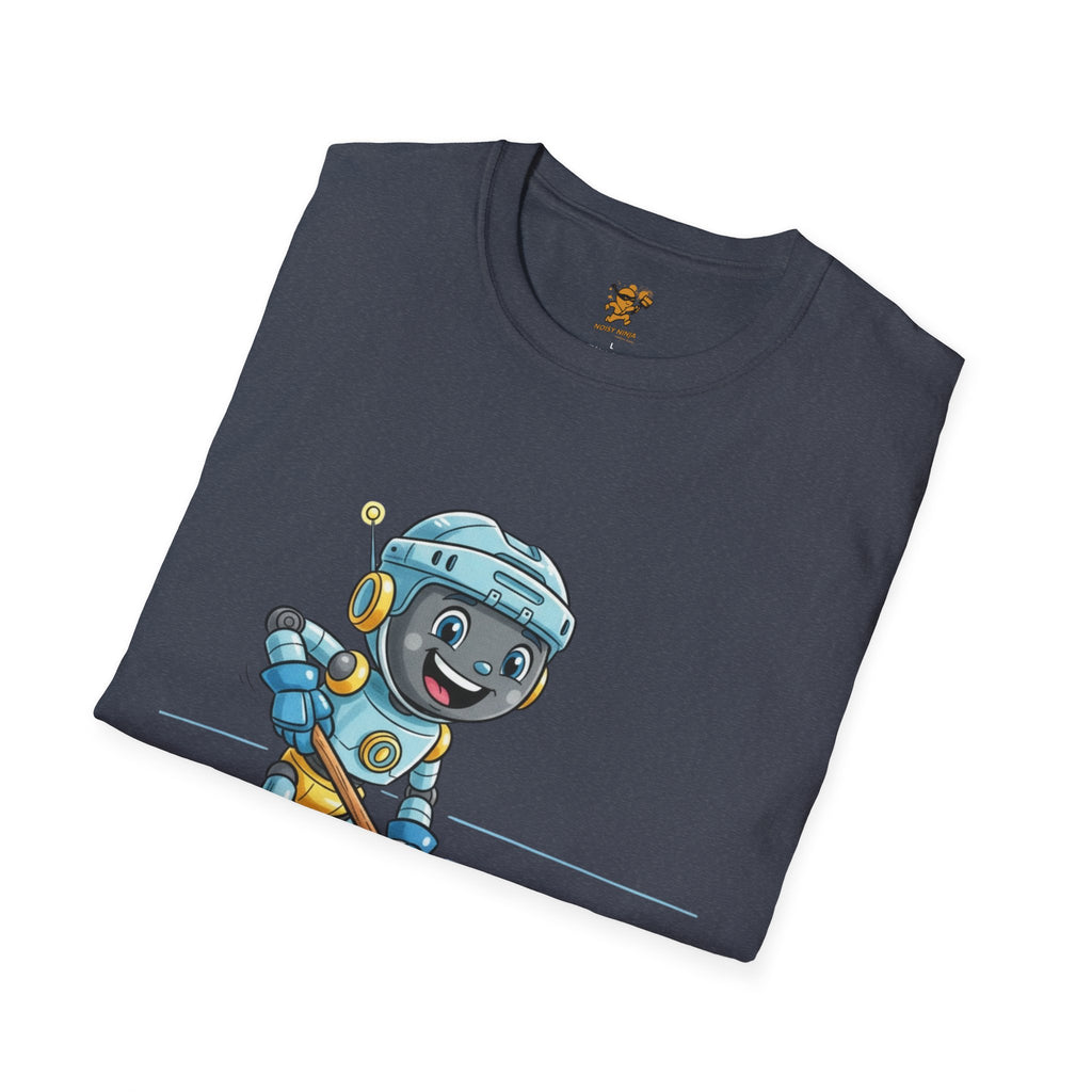 KidBots Hockey H Adult Unisex Softstyle T-Shirt | Fun Robot Sports Design | Gift for Teens and Adults, Sports Lovers, Casual Wear, Birthday, Every [...]