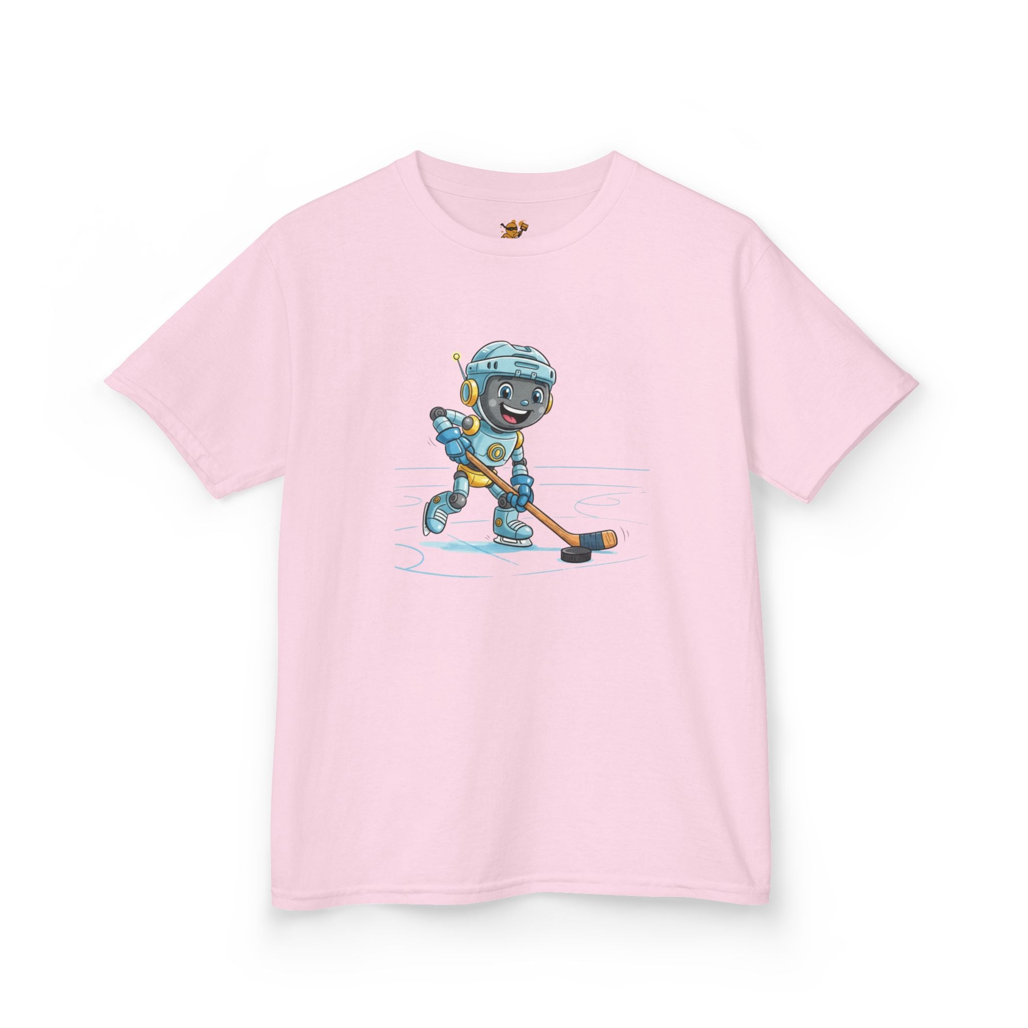 KidBots Hockey H, Youth / Kids T-Shirt, Sports Lover Gift, Fun Summer Wear, Birthday Gift, Playtime Apparel