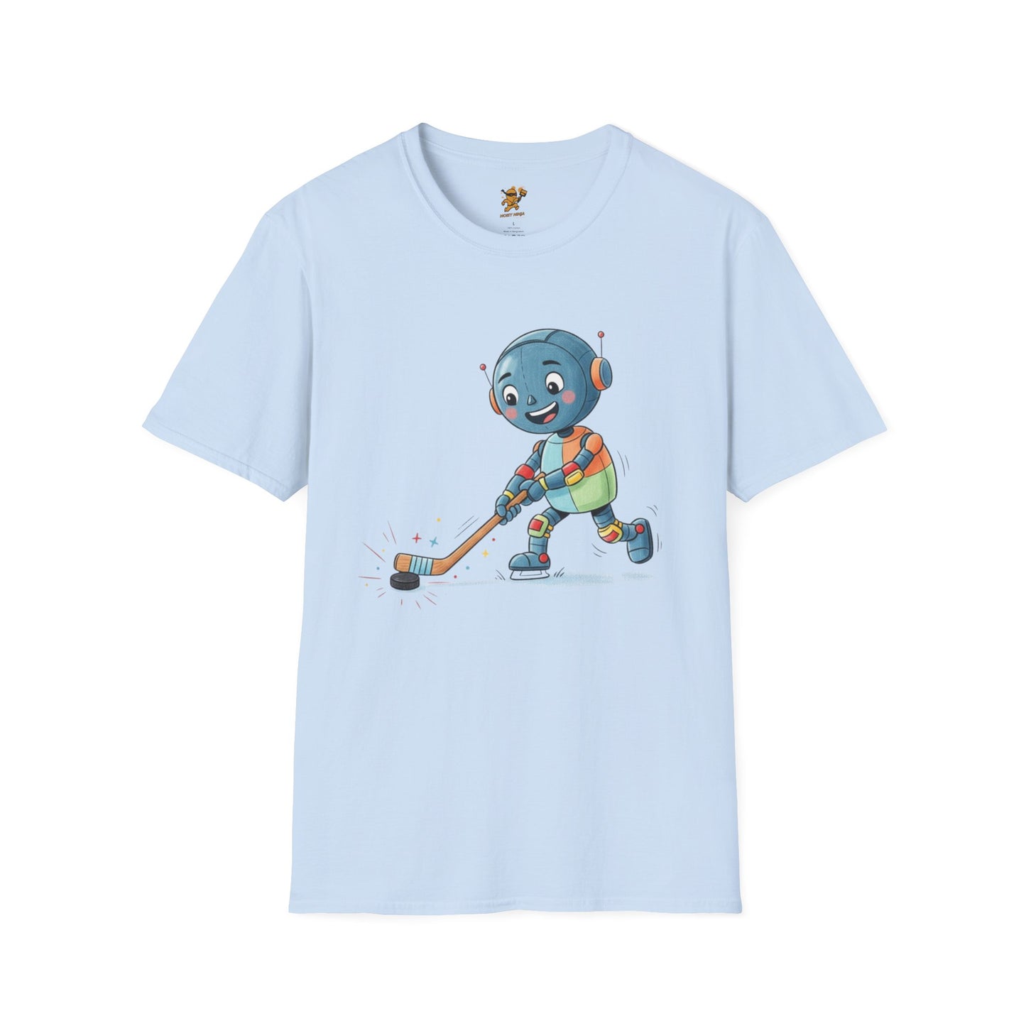 KidBots Hockey G Adult Unisex Softstyle T-Shirt