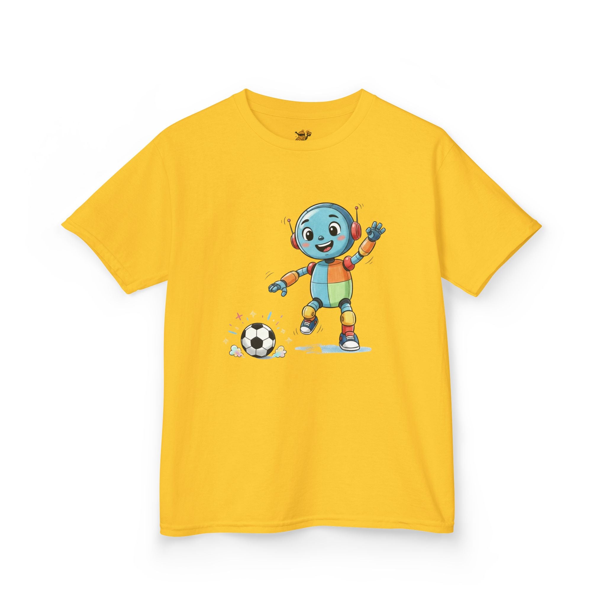 KidBots Football / Soccer, Youth / Kids T-Shirt, Sports Lover Gift, Fun Summer Wear, Birthday Gift, Playtime Apparel
